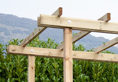 gazebo autoportante telaio per tettoia arredo giardino